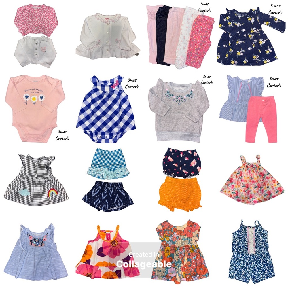 Baby Girl Clothing Bundle!! Size 3mos